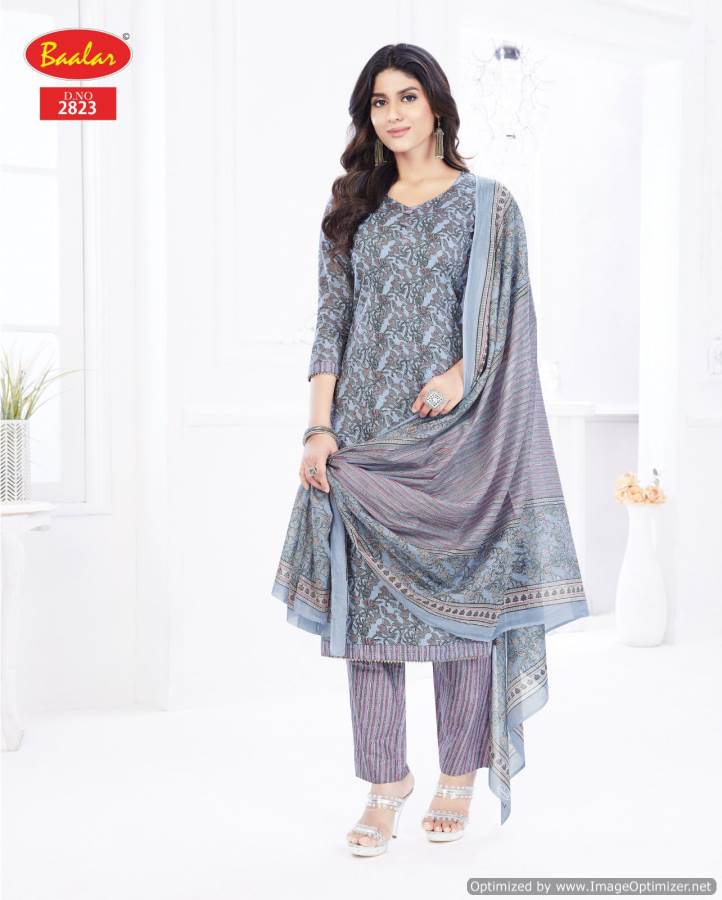 Zaara Vol 28 By Baalar Printed Cotton Kurti With Bottom Dupatta Wholesale Price In Surat
